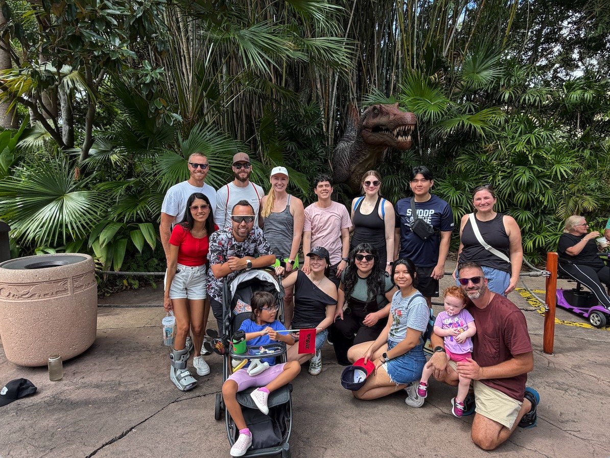The Bambiz team together at a company outing